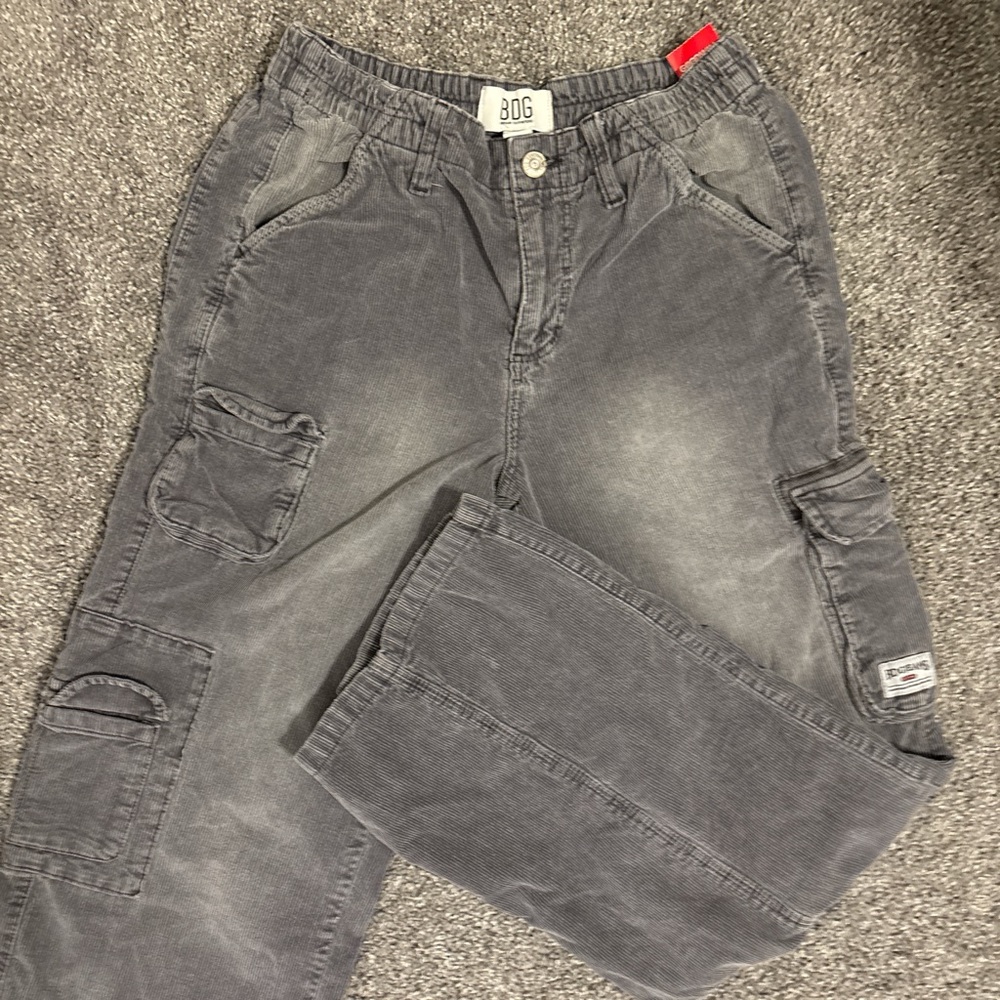 BDG Gray Corduroy Trousers